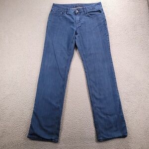 PRANA Jeans Size 6/28 Lined Boyfriend Low Rise Medium Wash Denim 30x31